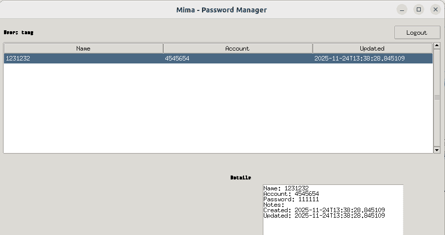个人密码管理器