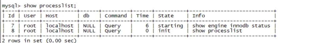 简单语句show engine status 的执行流程