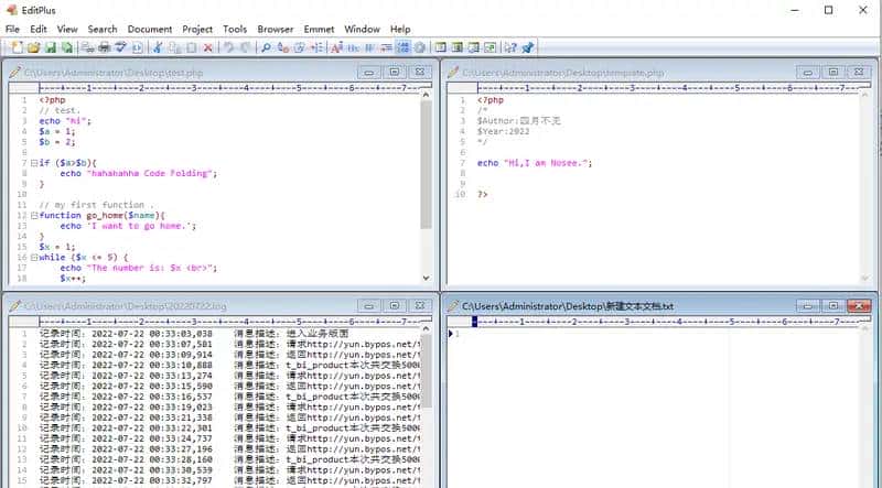 Editplus 4）实用小tips
