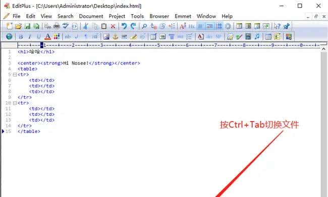 Editplus 4）实用小tips