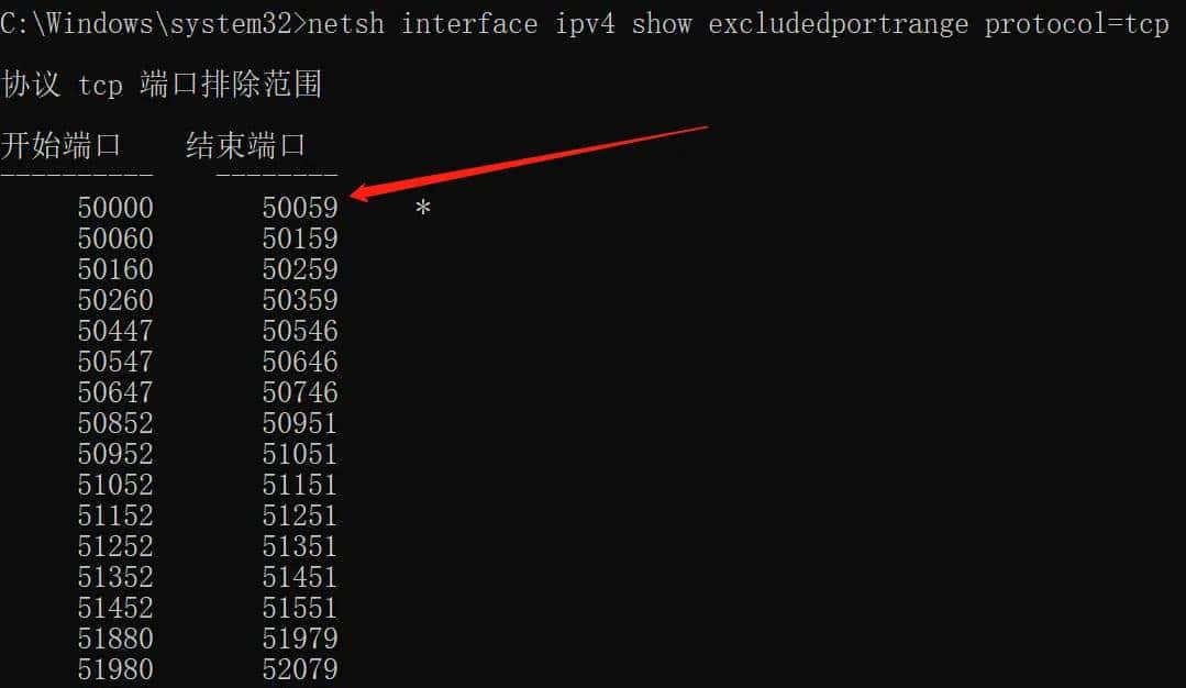 Hyper-V、8080等端口占用问题