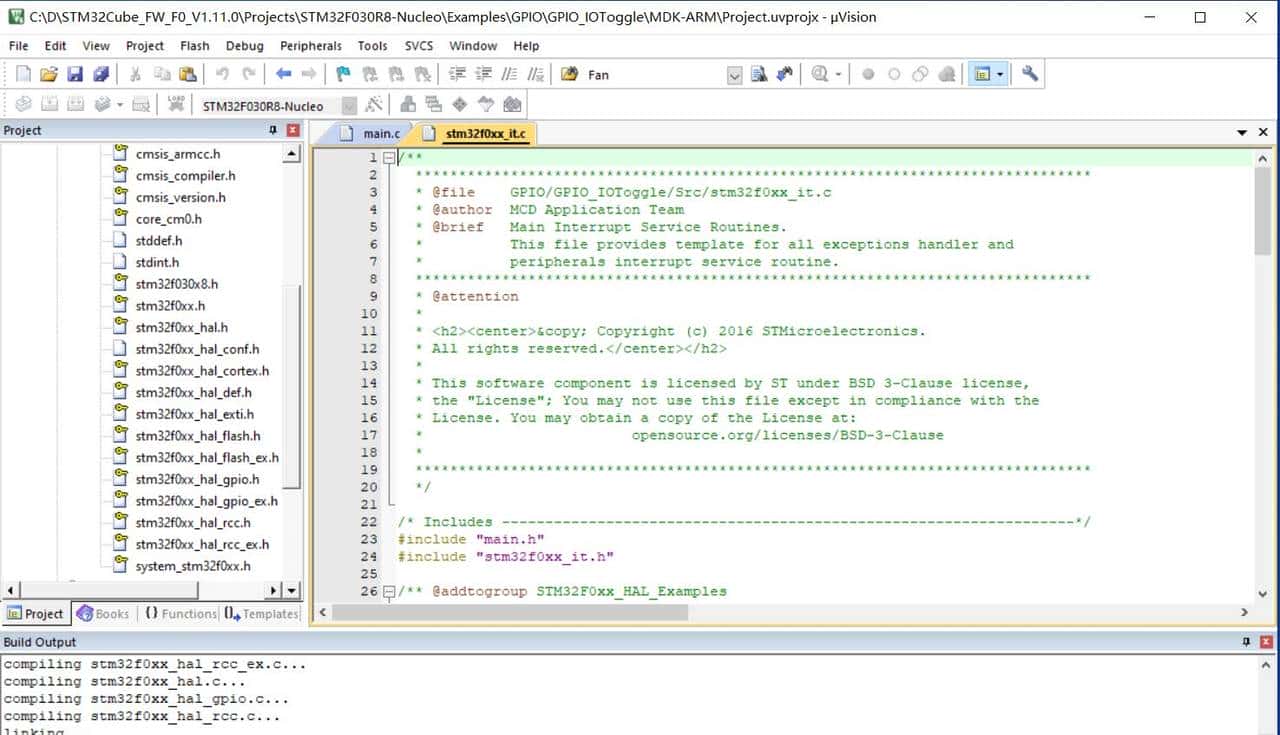 STM32F0单片机快速入门二：开发环境的建立