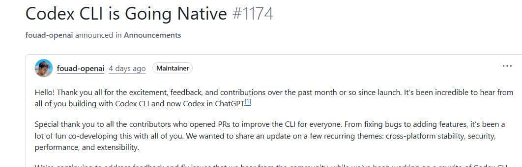 18天光速打脸！OpenAI刚夸TypeScript最合适，转头就用Rust重写Codex CLI