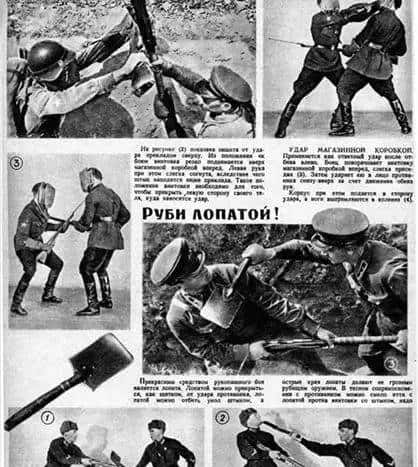 作为近战武器的中国兵工铲，展现出的威力让世人折服