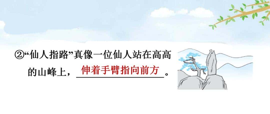 部编语文二年级上册第9课《黄山奇石》图文讲解+知识点+同步练习