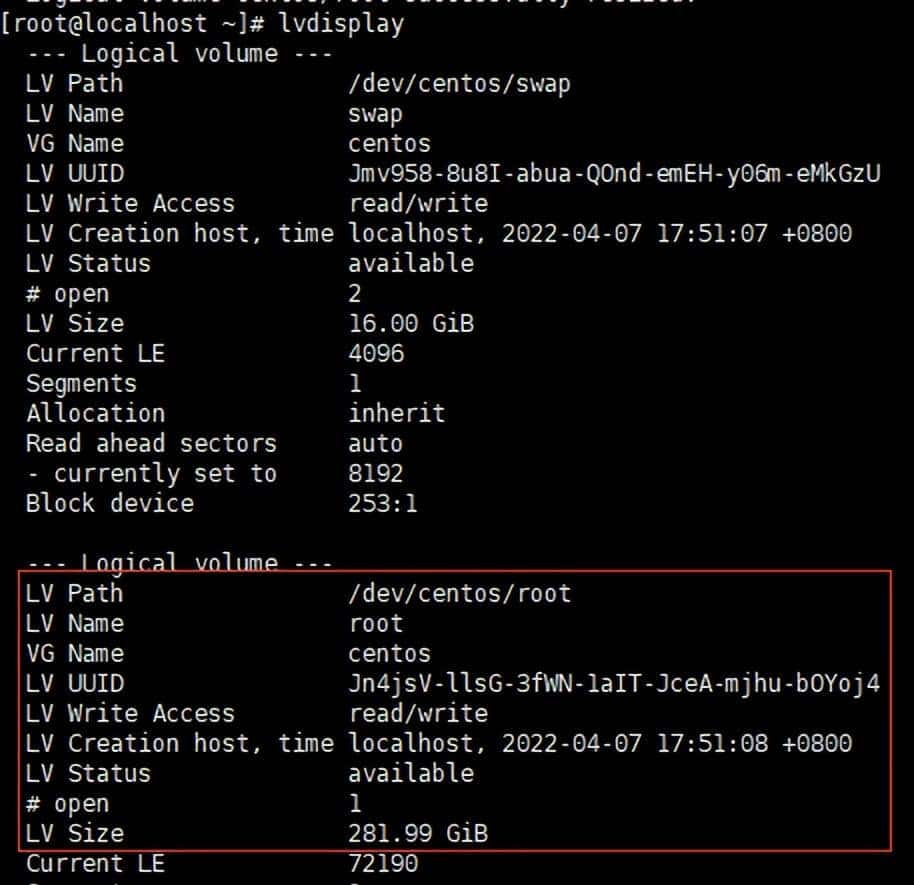 Linux系统LVM逻辑磁盘扩容实践(六)