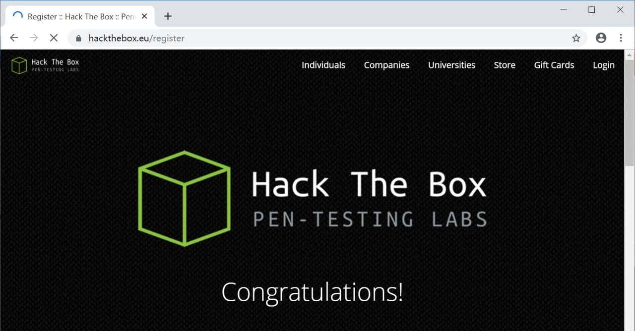 三十七，Web渗透提高班之hack the box在线靶场注册及入门知识