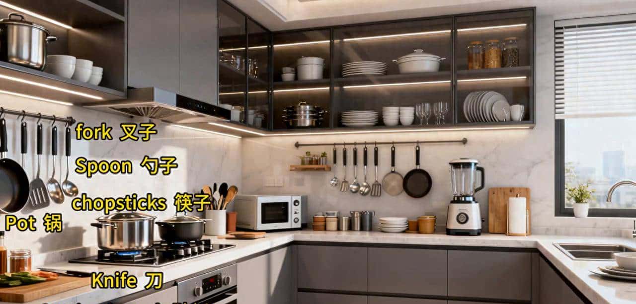 英语30秒了解厨房词汇