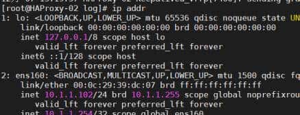 HAProxy负载均衡+Keepalived高可用实验记录