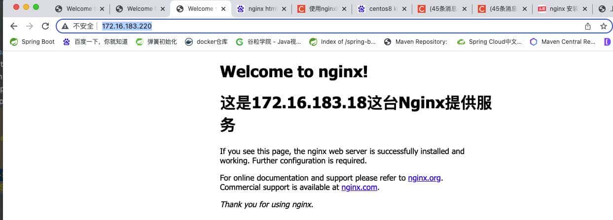 Nginx keepalived 高可用集群