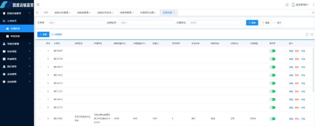 固废运输管理系统:智能调度 + 实时追踪,破解运输难题