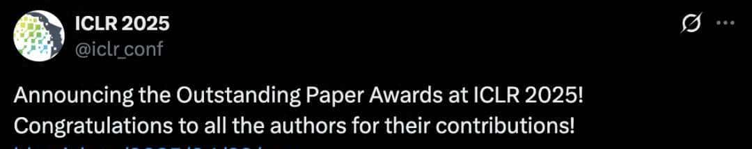 ICLR 2025杰出论文公布！中科大硕士、OpenAI漆翔宇摘桂冠