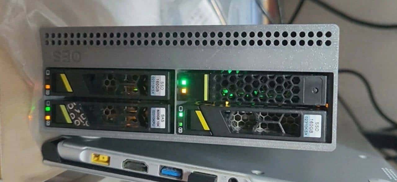 258四个2.5盘位，ARM架构4G+8G。低功耗NAS神器