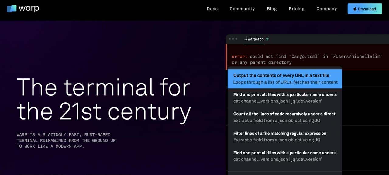 好荐:可平替Iterm2的优秀终端工具Warp,秘技大招:AI功能