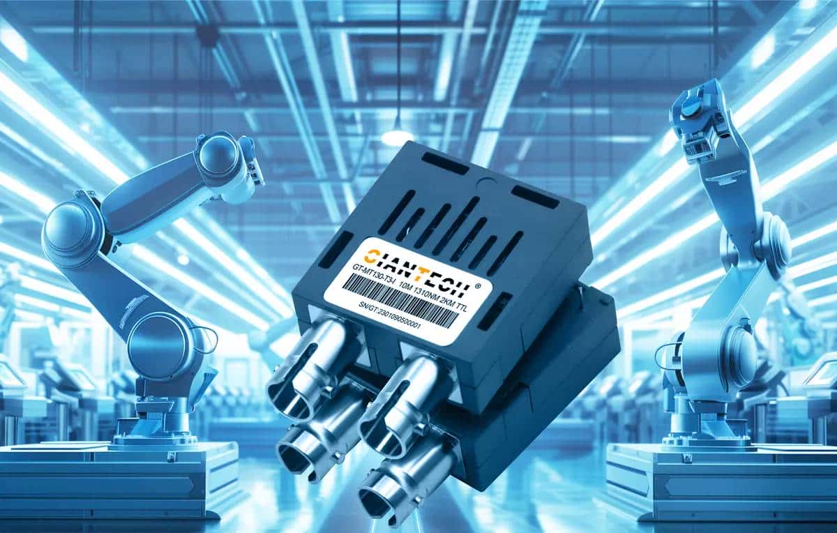 1×9封装TTL串口光纤模块