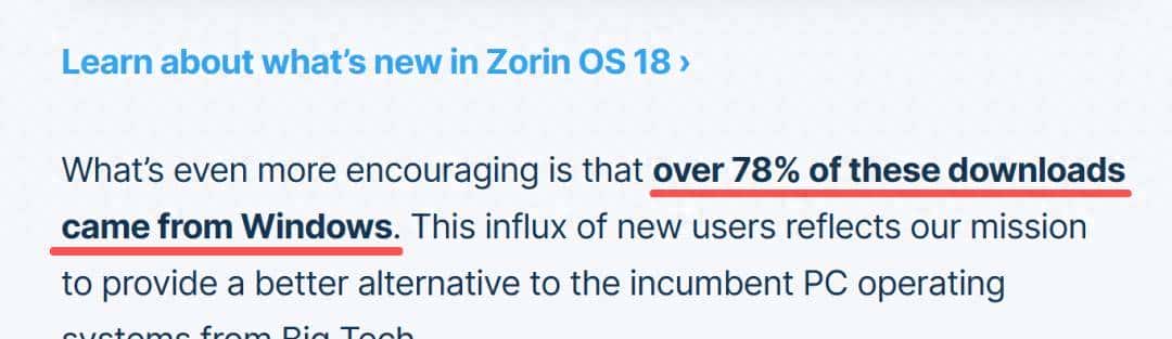 Win10退役后的“大逃亡”？Zorin OS曝五周破100万下载，其中78%来自Windows设备
