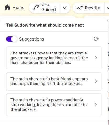 浅尝AI写作工具之「Sudowrite」：全能型写作助手