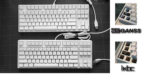 针尖与麦芒的较量:高斯 GANSS G.S-87 PBT背光机械键盘众测报告,对比评测ikbc-g87
