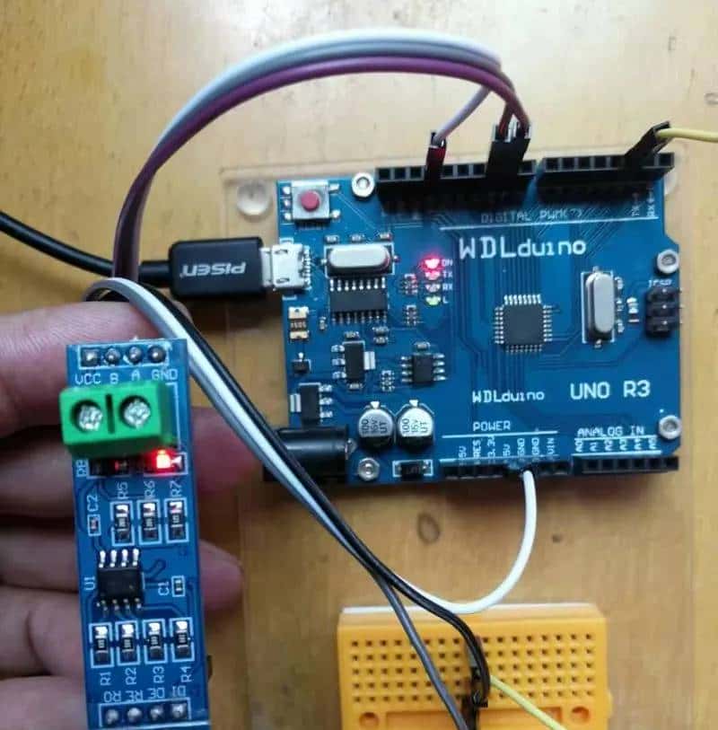 【雕爷学编程】Arduino动手做(75)---TTL转RS-485模块