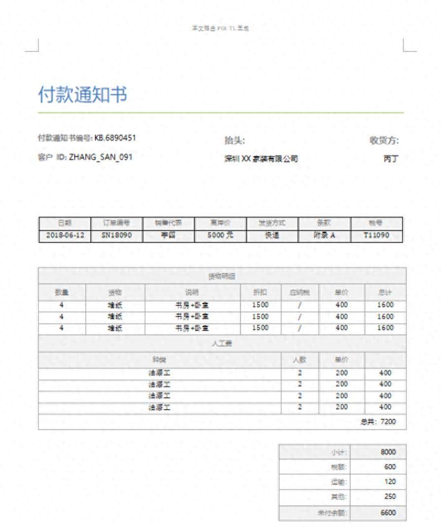 告别报表噩梦!这个Java库让Word打印从地狱变天堂
