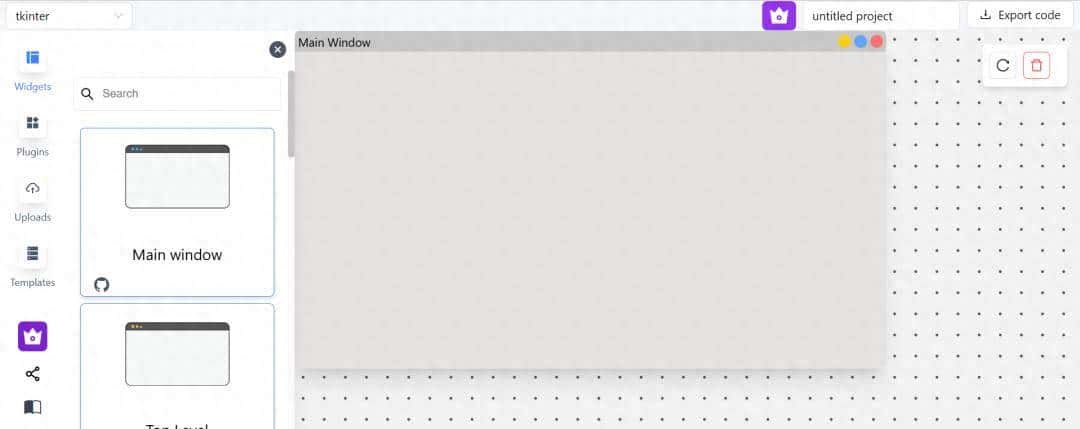 PyUIBuilder：用拖拽的方式轻松构建Python GUI