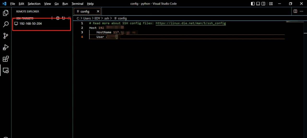 windows配置VSCODE+python（anaconda）+ubuntu服务器
