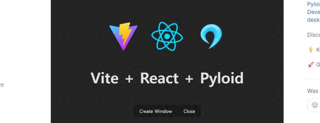 Pyloid：前端框架与 Python 无缝结合，打包跨平台桌面应用