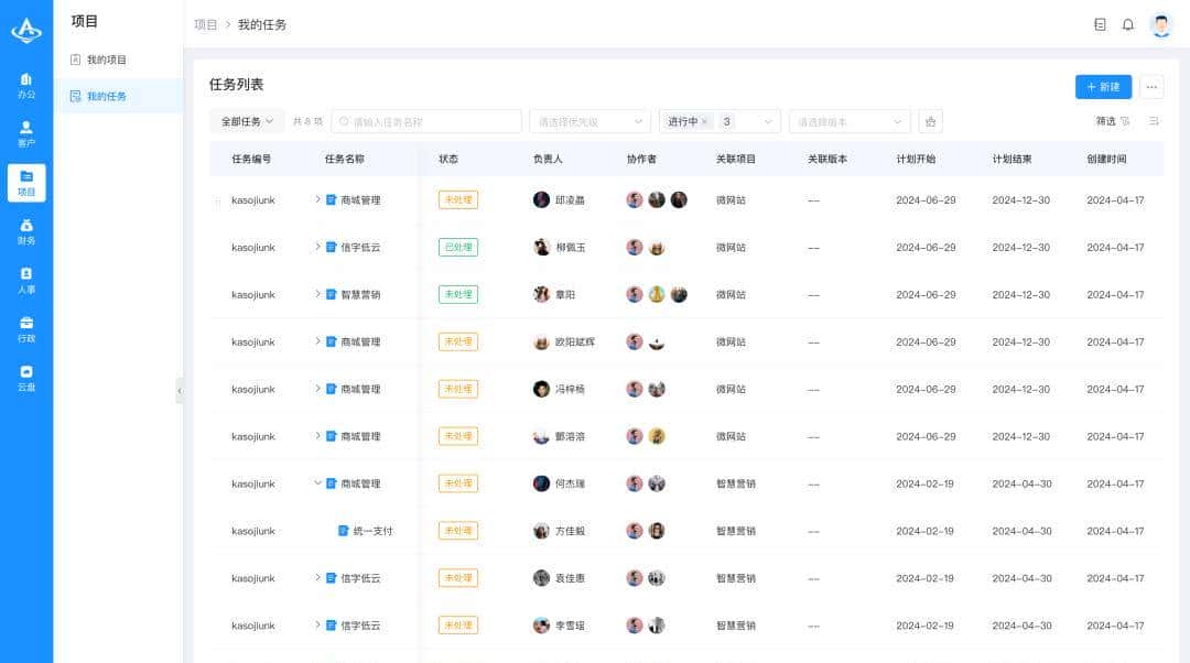 【推荐】一款项目代码 100% 开源、功能全面、免费商用的 OA 办公系统