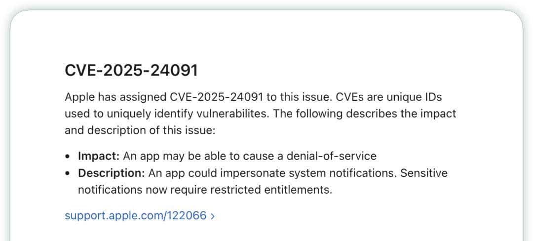 “一行代码让iPhone瞬间「变砖」!”发现iOS致命漏洞,开发者喜提12.7万元赏金