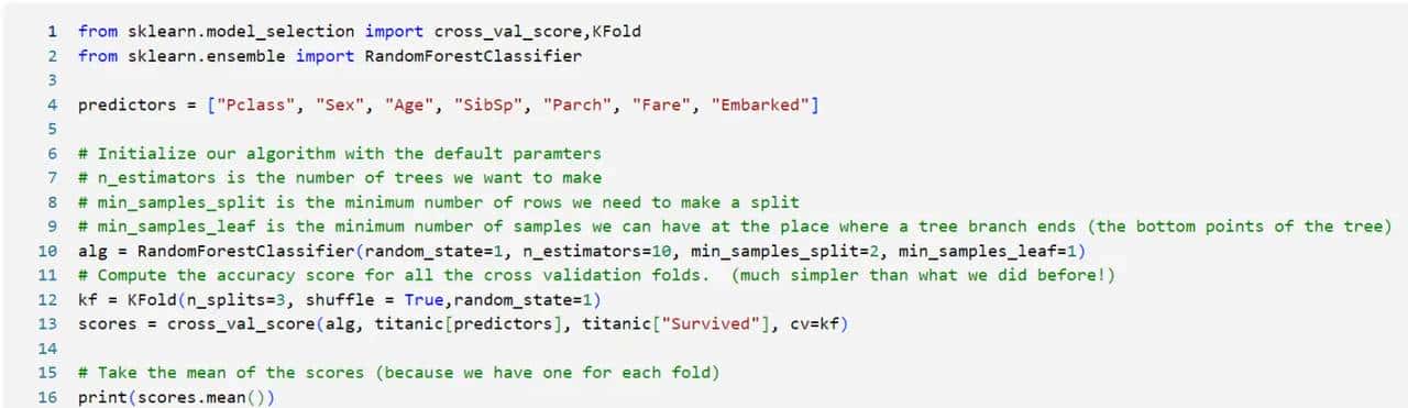 机器学习--泰坦尼克号获救预测案例