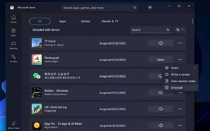 能帮你卸载软件，MicroStore终于有点用了