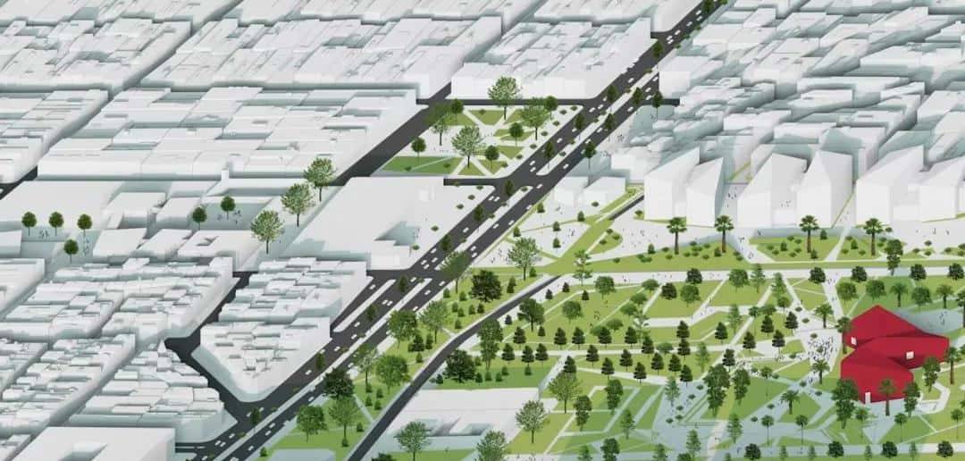 SketchUp杀疯了！10分钟搞定城市景观图纸