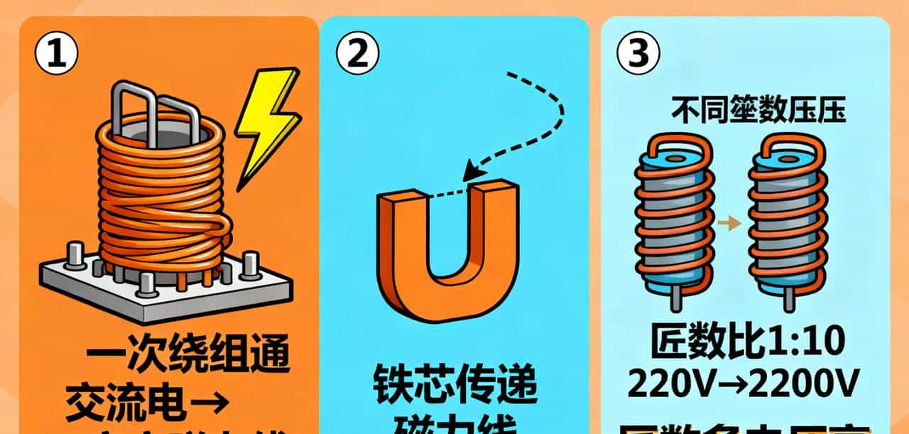 🔥电力小白必看!10 条干货秒懂变压器