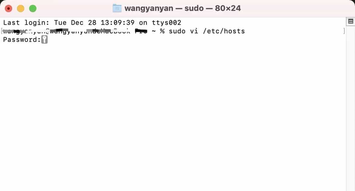MAC配置和查看host文件